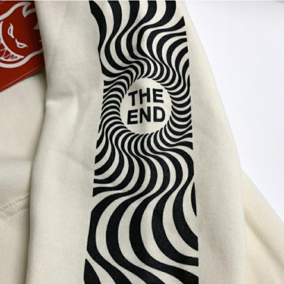 NWT! Spitfire 'The End' Swirl Sleeve Hoodie - Picture 6 of 10
